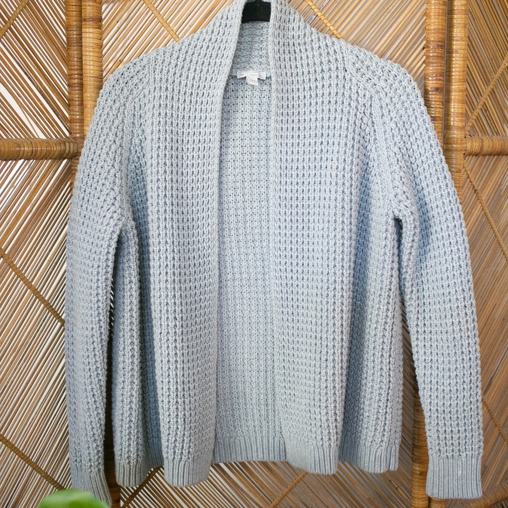 GAP Natural Chunky Knit Open-front XS - Picture 3 of 5